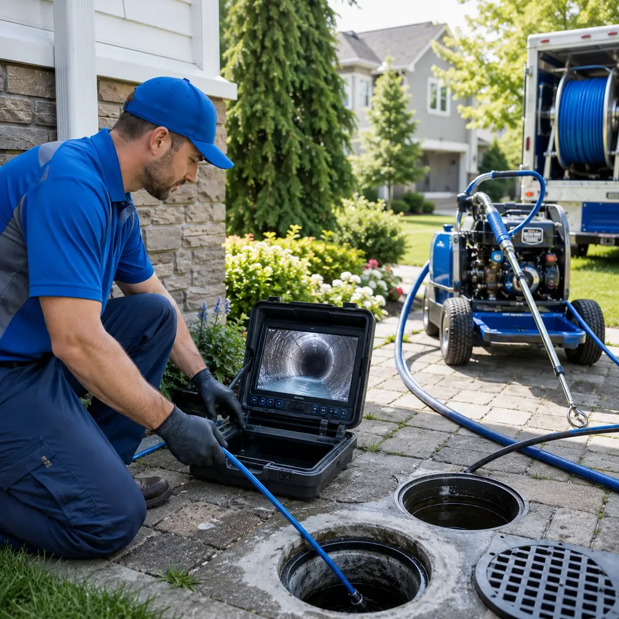 Outdoor drain cleaning professionals serving Granville, IL